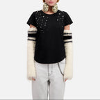 The Kooples - Top with Stars Studs - Women