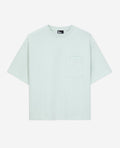 The Kooples - Cropped T-shirt med brystlomme - Dame