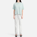 T-Shirt Cropped A Poche Poitrine - Femme