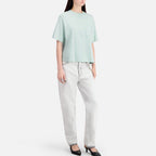 The Kooples - Cropped T-shirt med brystlomme - Dame