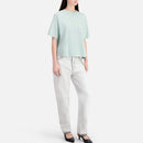 T-Shirt Cropped A Poche Poitrine - Femme