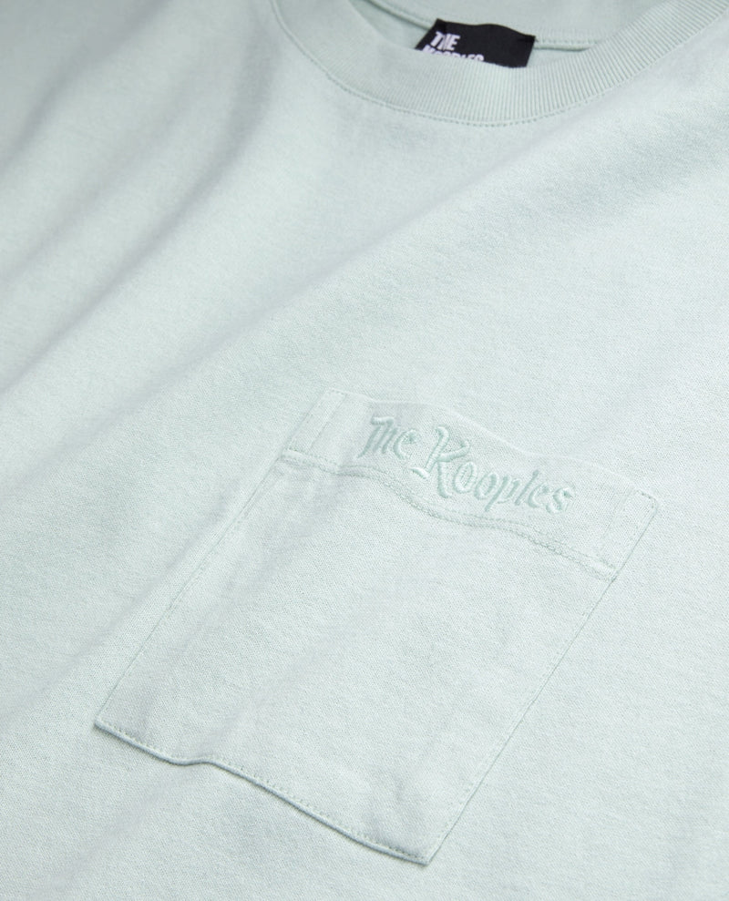 T-Shirt Cropped A Poche Poitrine - Femme