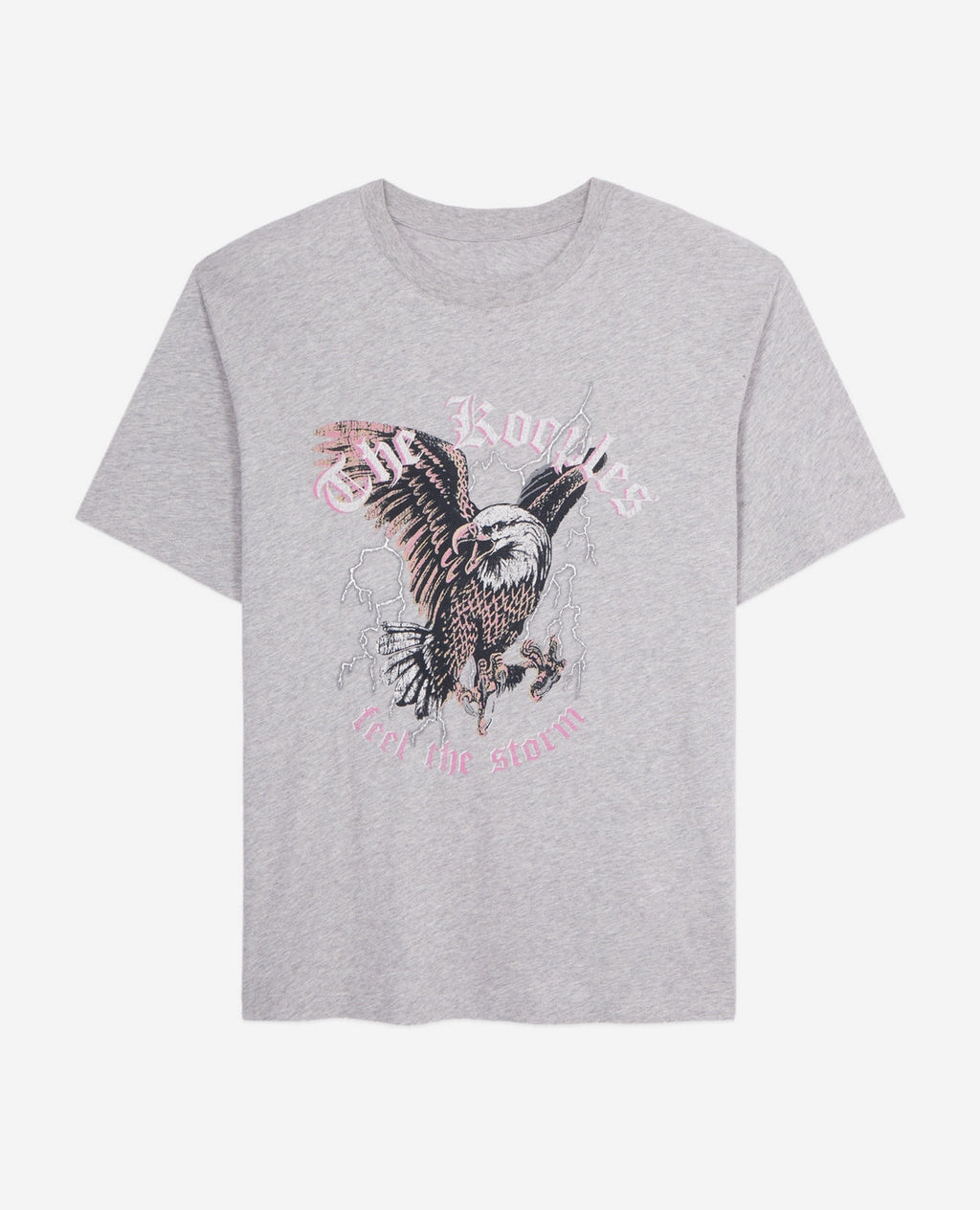The Kooples - Short-Sleeve T-Shirt With Eagle Storm Print - Women