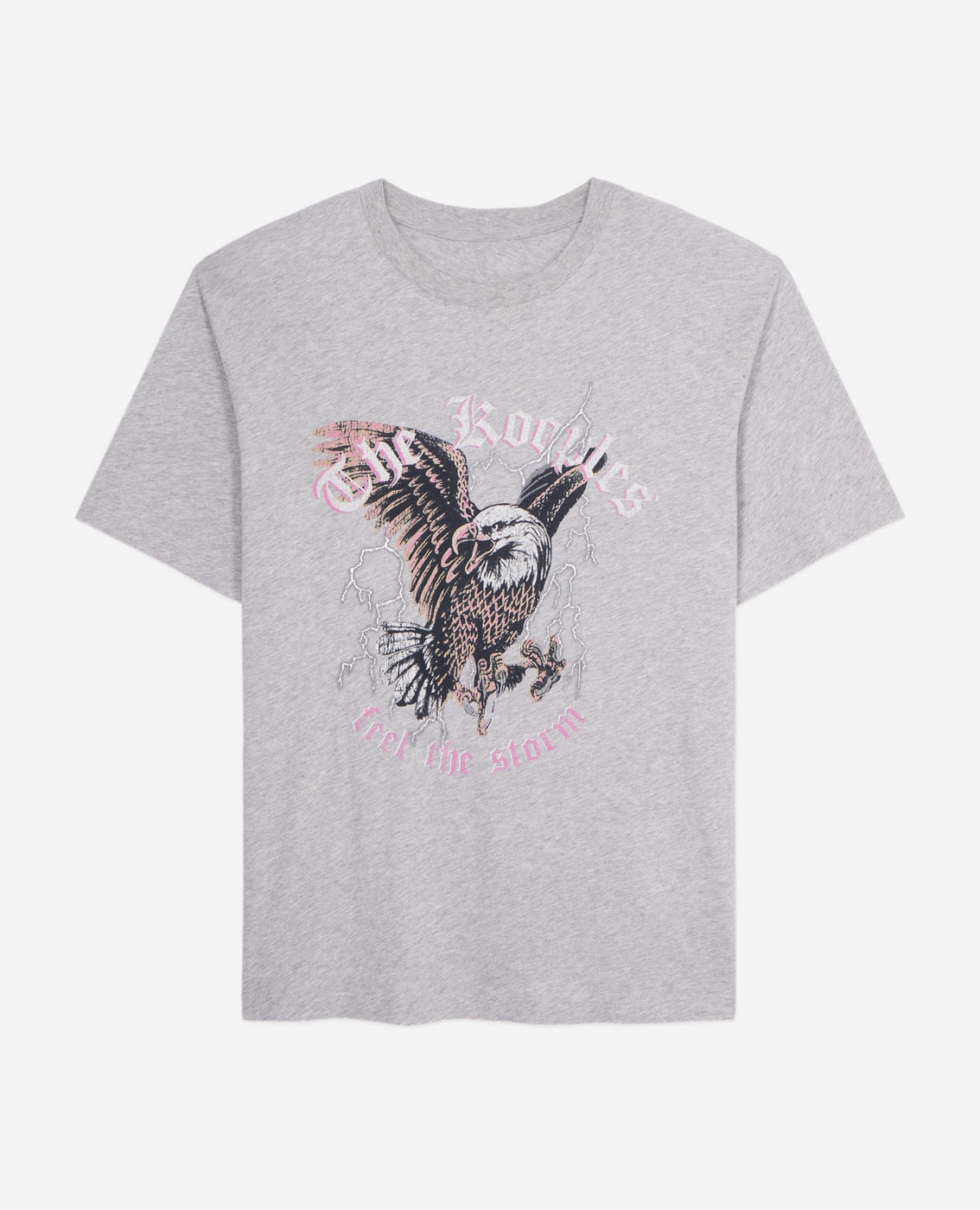 The Kooples - Short-Sleeve T-Shirt With Eagle Storm Print - Women