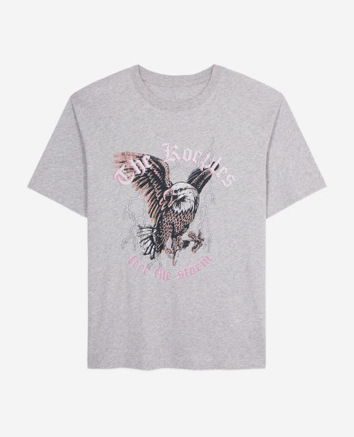 Camiseta de manga corta con estampado Eagle Storm - Mujer
