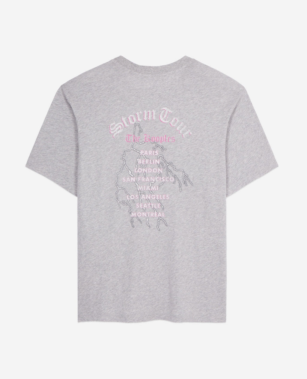 The Kooples - Short-Sleeve T-Shirt With Eagle Storm Print - Women