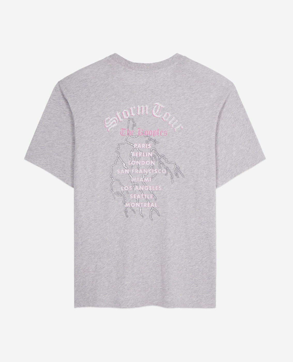 The Kooples - Short-Sleeve T-Shirt With Eagle Storm Print - Women