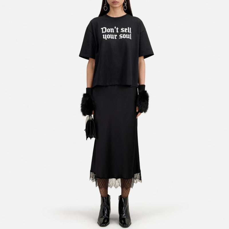 T-Shirt - Noir - Femme