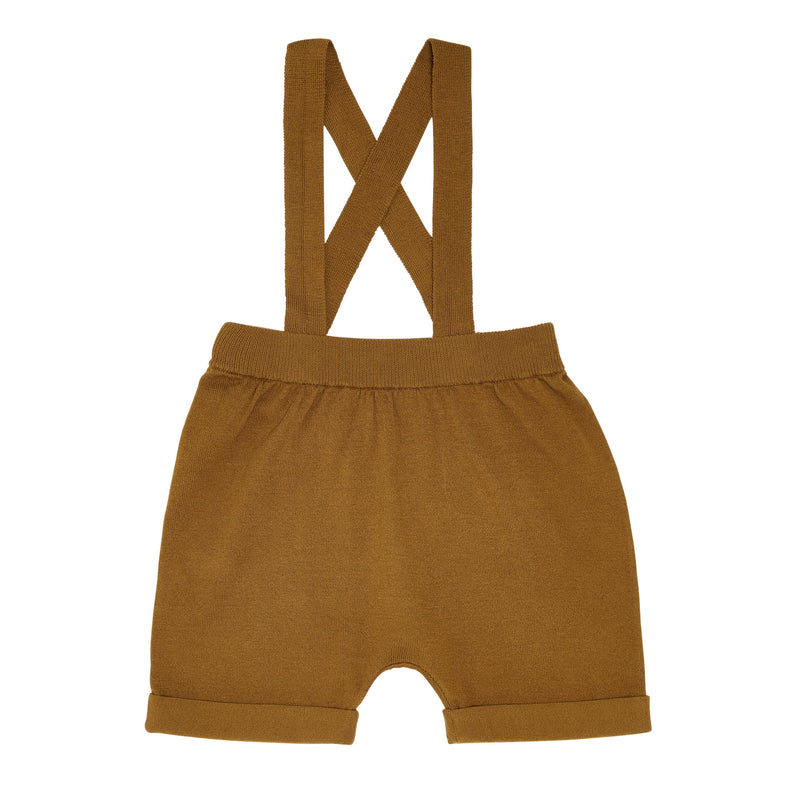 Fub - Shorts con tirantes de algodón orgánico Sienna