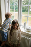 Jersey pointelle de algodón crudo etiqueta GOTS - Selección FUB en amaetc.com, concept store eco amigable para niños