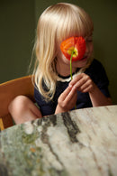 Fub - Camiseta Pointelle de algodón orgánico Azul marino oscuro