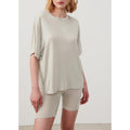 Camiseta Cuello Redondo - Silver - Mujer