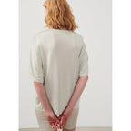 Camiseta Cuello Redondo - Silver - Mujer