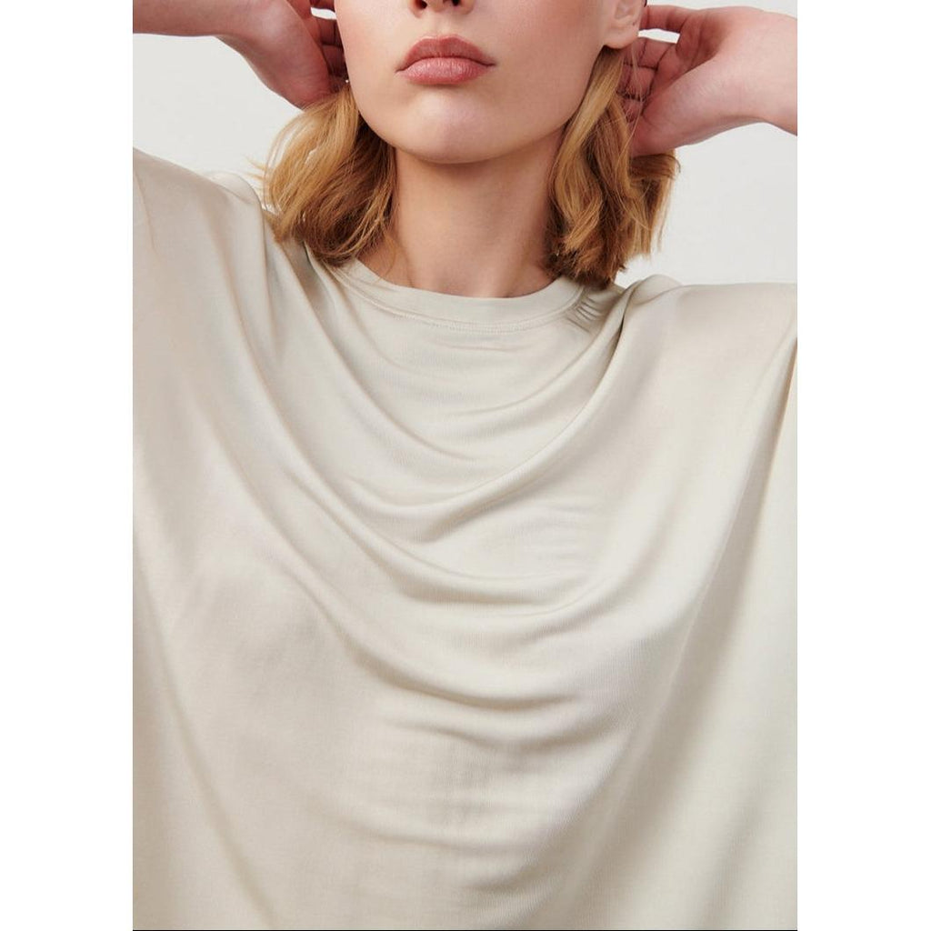 Camiseta Cuello Redondo - Silver - Mujer