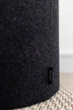Pouf Folk - Grand - Black Tie Wool
