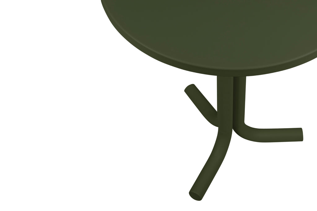 Nokk - Table Bistrot - Acier - Forest Green
