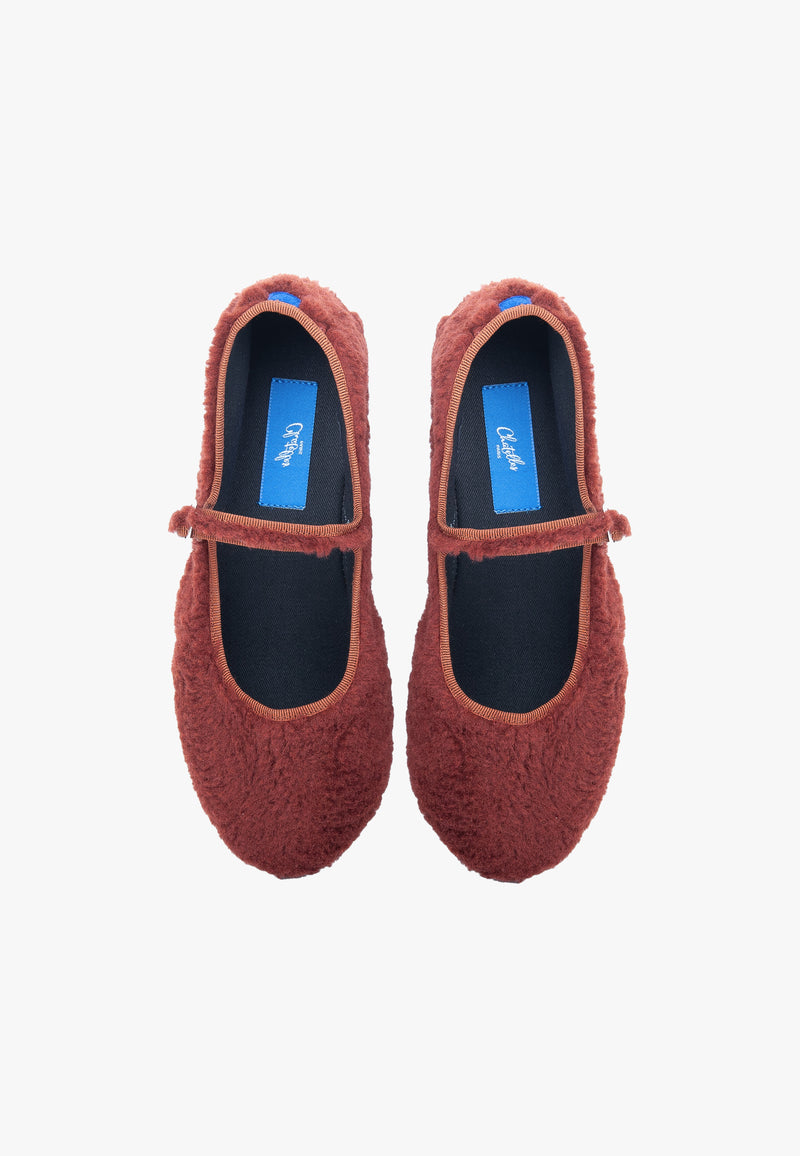 Furlanes Mary Janes Yeti - Terracota - Femme