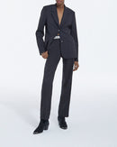 The Kooples - Veste Tailleur Droite En Laine - Noir - Femme
