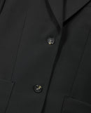 The Kooples - Veste Tailleur Droite En Laine - Noir - Femme