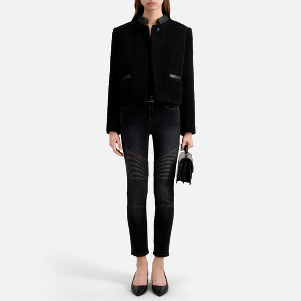 The Kooples - Chaqueta De Tweed - Negro - Mujer