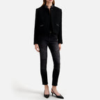 The Kooples - Chaqueta Tweed - Negro - Mujer