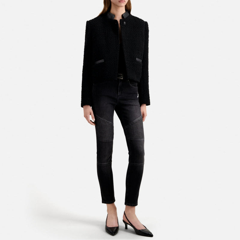Tweed Jacket - Black - Women