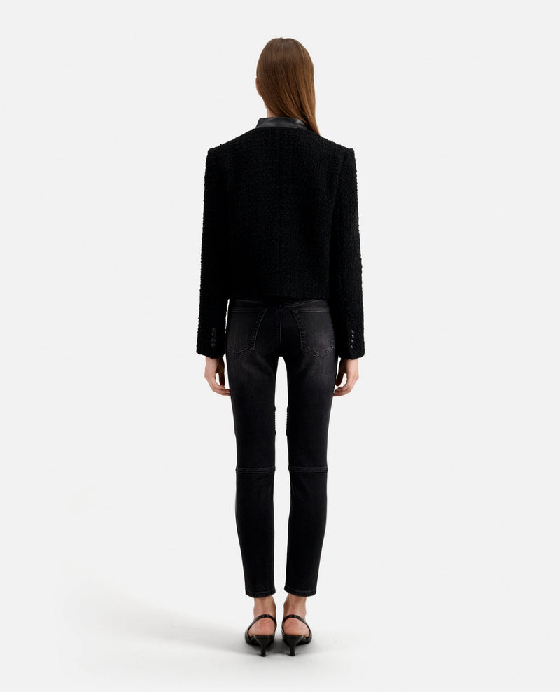 Tweed Jacket - Black - Women