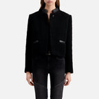 The Kooples - Chaqueta Tweed - Negro - Mujer