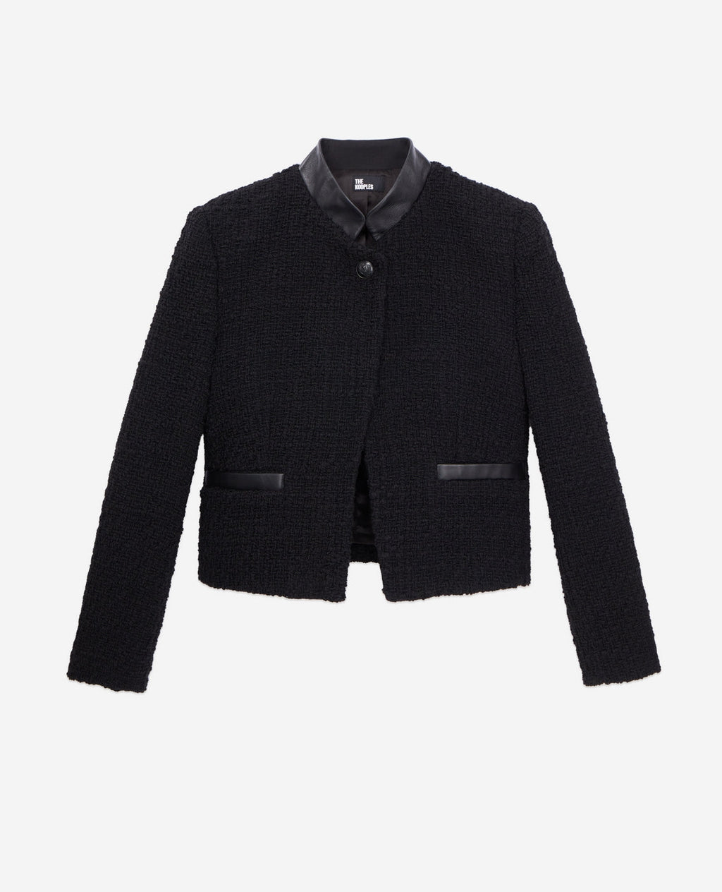 The Kooples - Chaqueta Tweed - Negro - Mujer