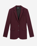The Kooples - Fitted Shoulder Crepe Suit Jacket - Women