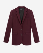 The Kooples - Fitted Shoulder Crepe Suit Jacket - Women