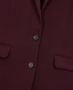 The Kooples - Fitted Shoulder Crepe Suit Jacket - Women