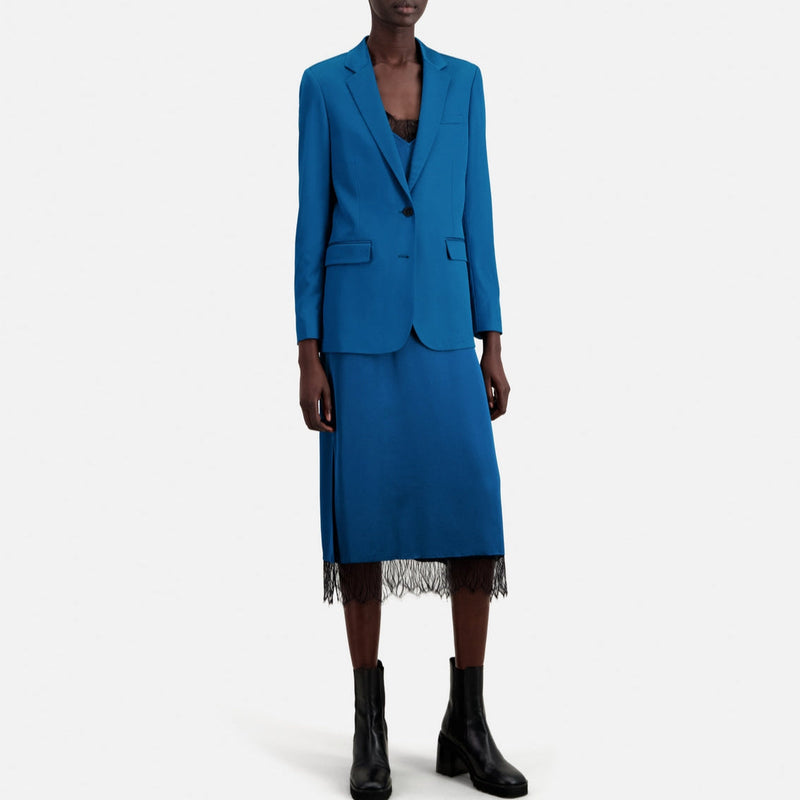 Americana de traje - Azul - Mujer
