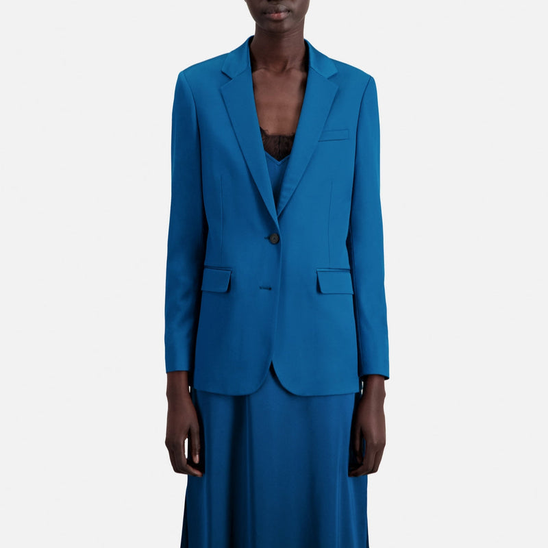 Americana de traje - Azul - Mujer
