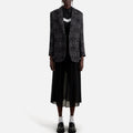 The Kooples - Chaqueta De Lana Y Alpaca - Negro Y Blanco - Mujer