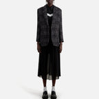 The Kooples - Chaqueta De Lana Y Alpaca - Negro Y Blanco - Mujer