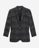 Chaqueta De Lana Y Alpaca - Blanco Y Negro - Mujer