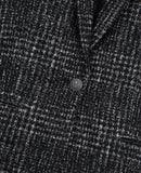 Chaqueta De Lana Y Alpaca - Blanco Y Negro - Mujer