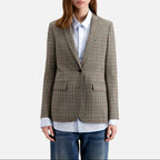 The Kooples - Wool Jacket - Ecru and Black - Women