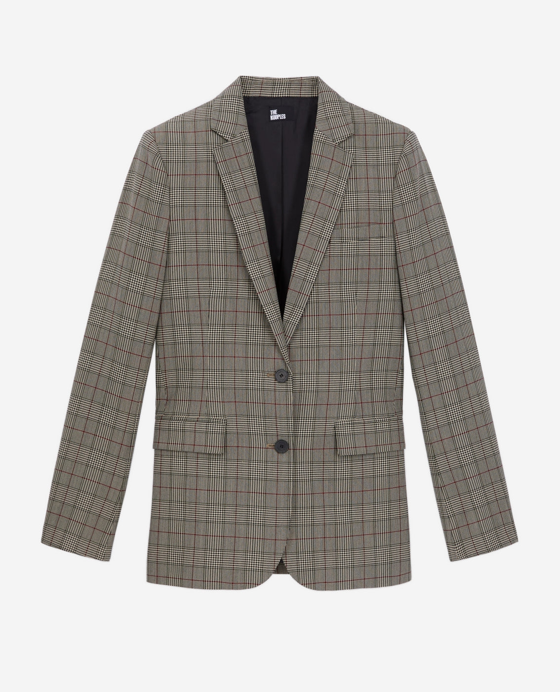 The Kooples - Wool Jacket - Ecru and Black - Women