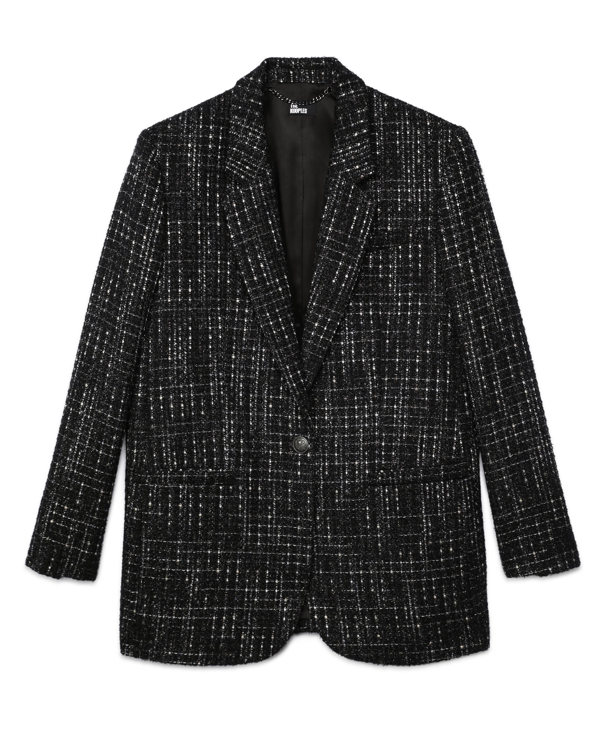 The Kooples - Loose-Fit Tweed Jacket