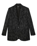 Veste Loose En Tweed