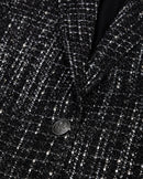 Veste Loose En Tweed