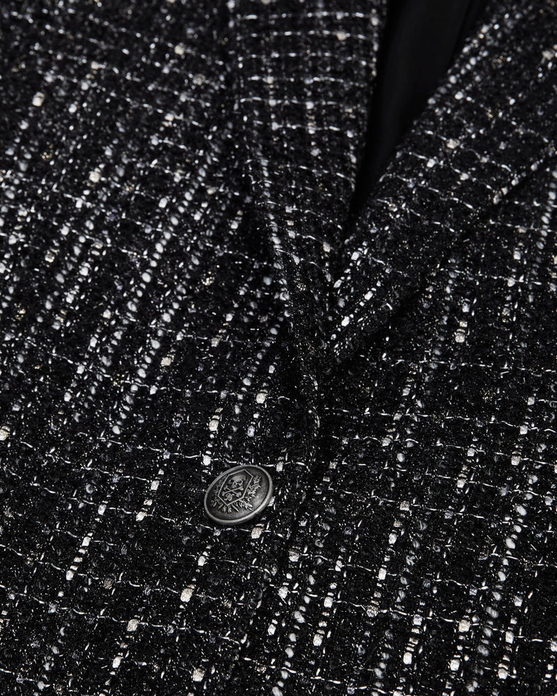 Veste Loose En Tweed
