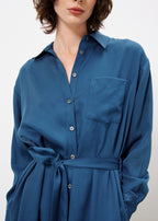 Robe Adenisse - Bleu Petrole