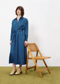 Robe Adenisse - Bleu Petrole