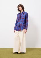 Chemise Laela - Flora Blue