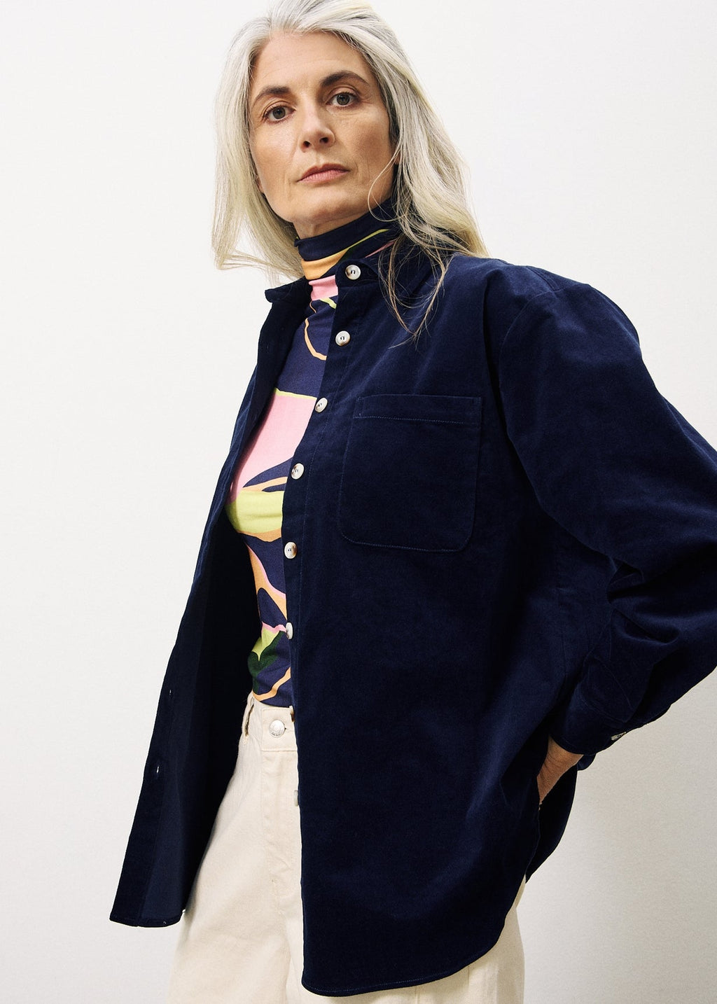 Chemise Carla - Bleu Marine