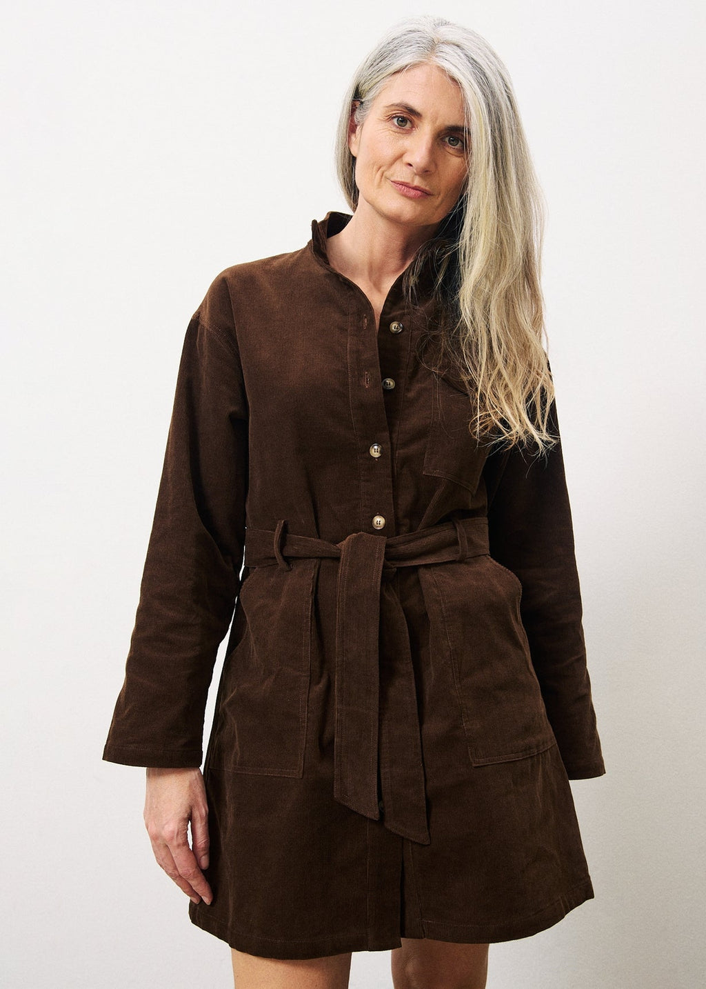 Robe Cloelia - Marron Glace
