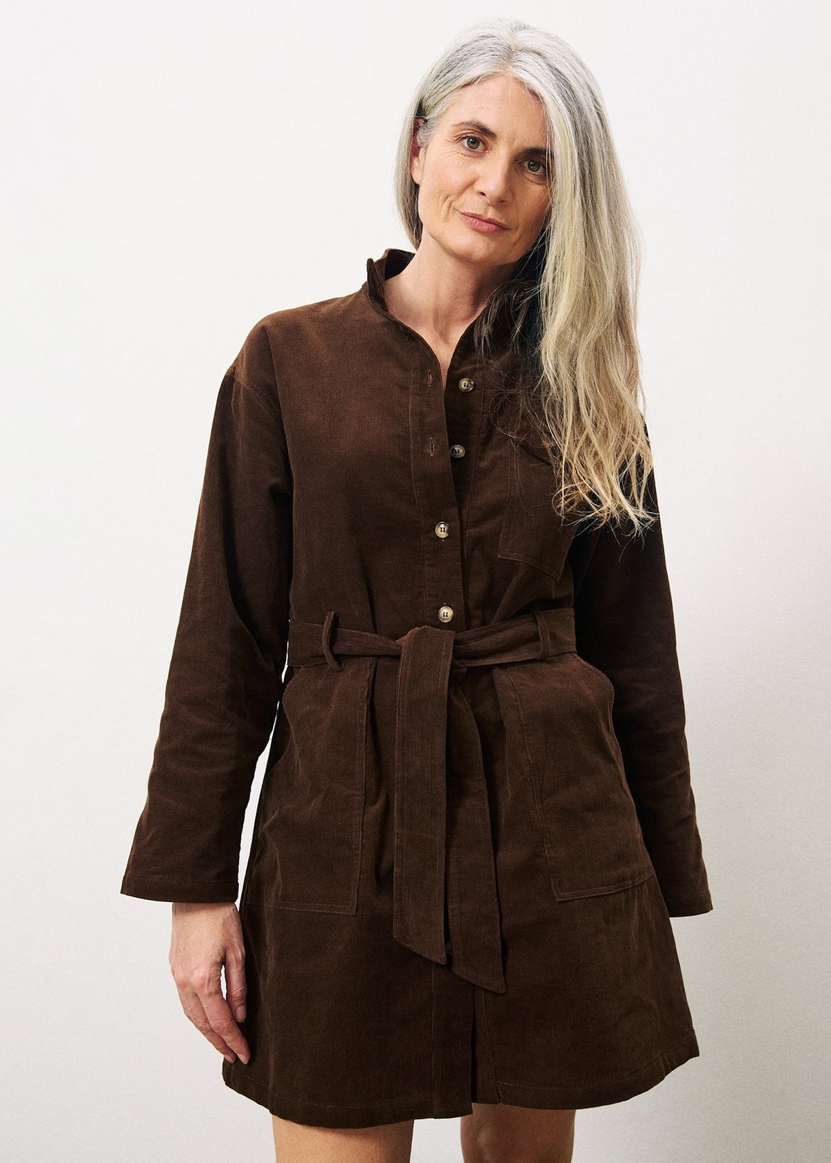 Robe Cloelia - Marron Glace